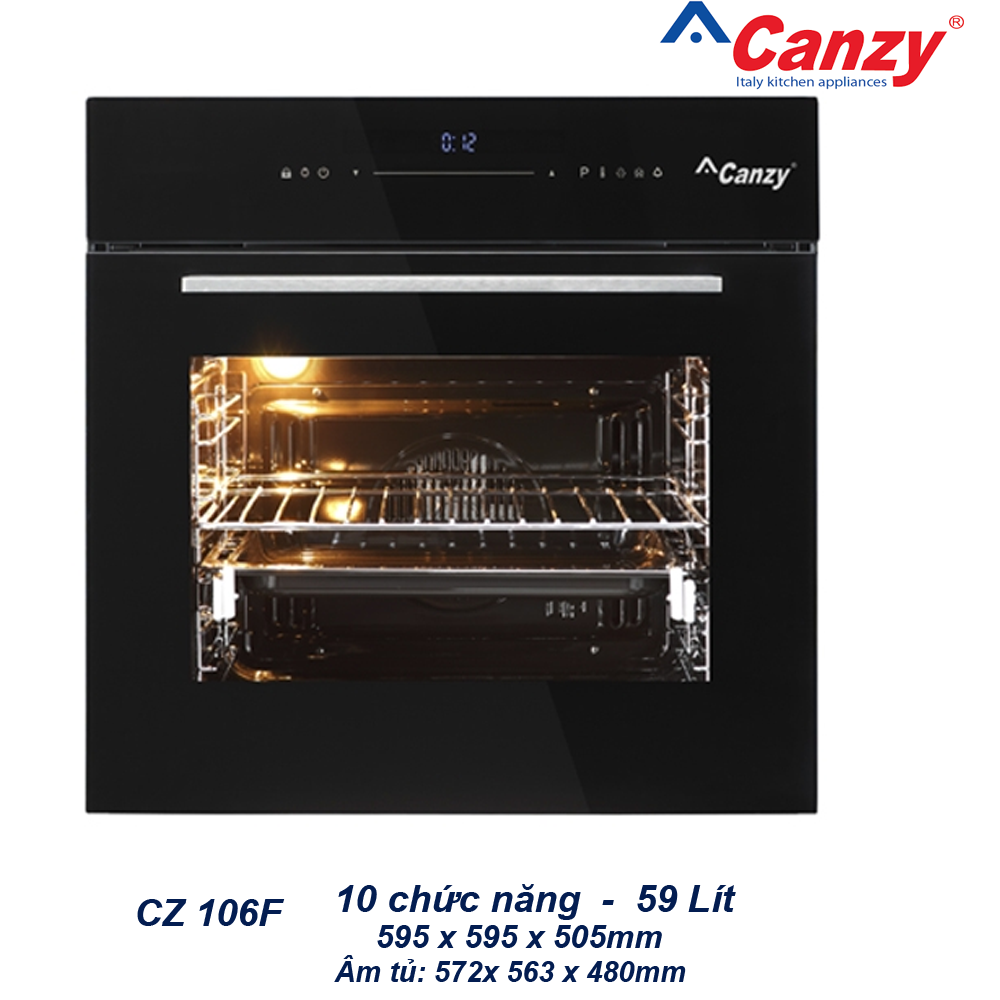106f Lò nướng Canzy CZ 106F (59 lít) - Ảnh 1