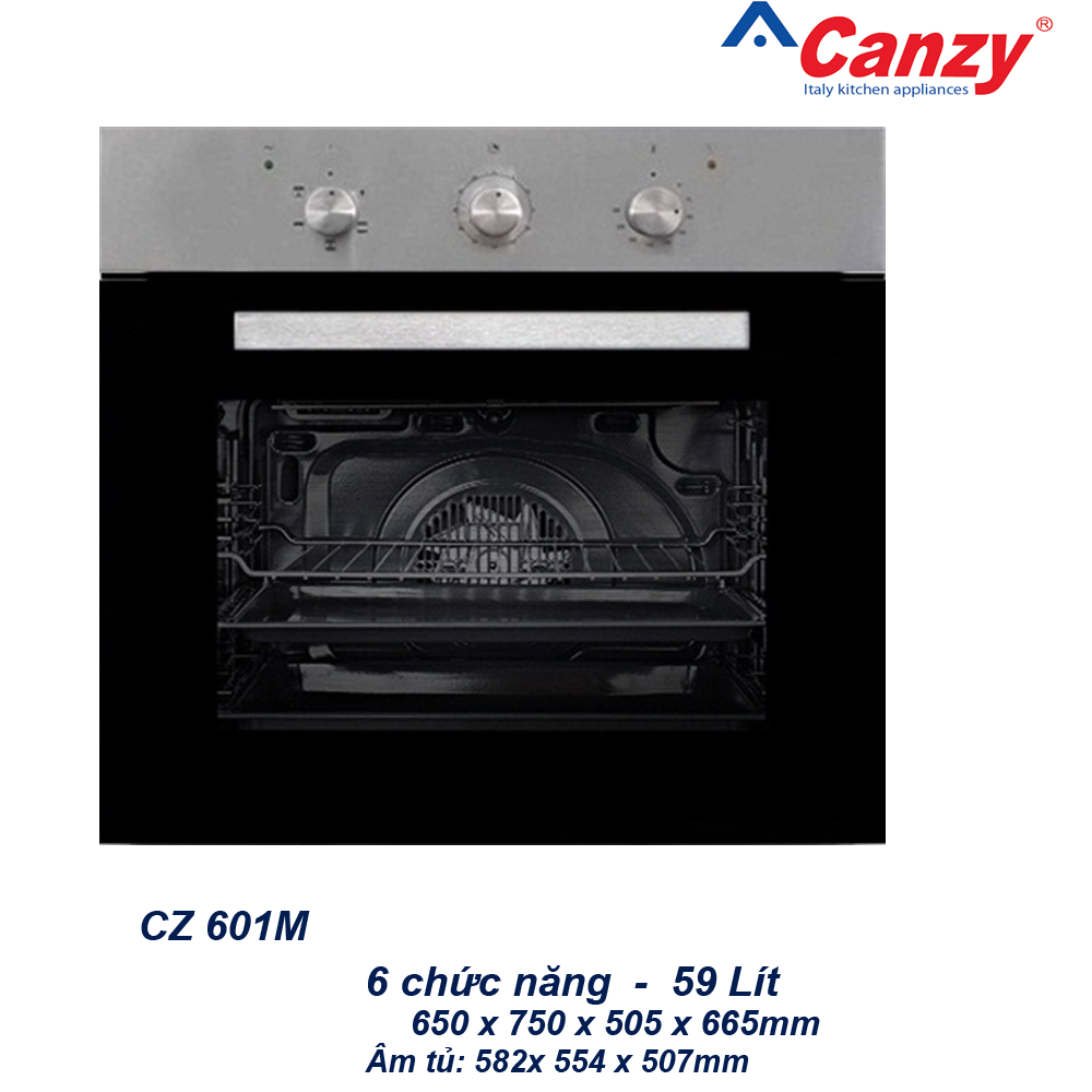 601 Lò nướng Canzy CZ 601M (60 lít) - Ảnh 1