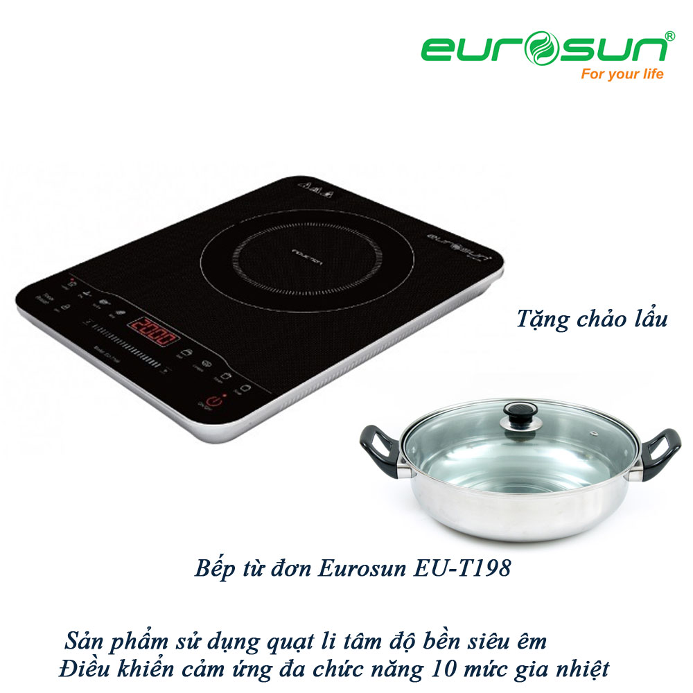 t196 BẾP TỪ đơn Eurosun EU-T196 - Ảnh 1