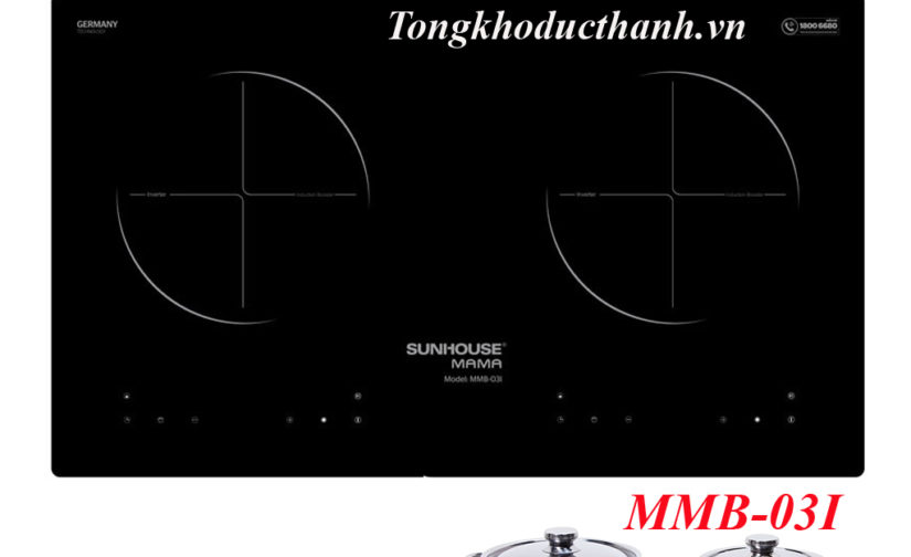 Bếp đôi điện từ SUNHOUSE MAMA MMB-02I
