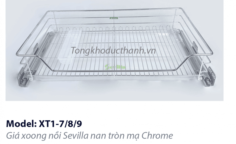 Giá xoong nồi tủ dưới nan tròn Sevilla SV-XT1( 70-80-90cm)