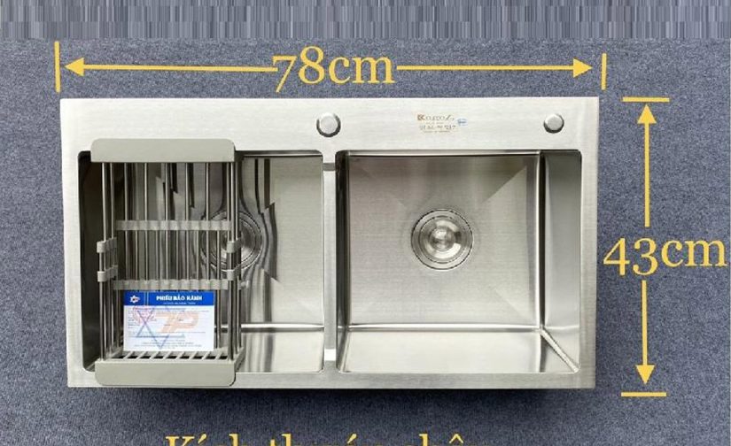 Chậu-rửa-bát-Kagol-K7843-hai-hố-cân