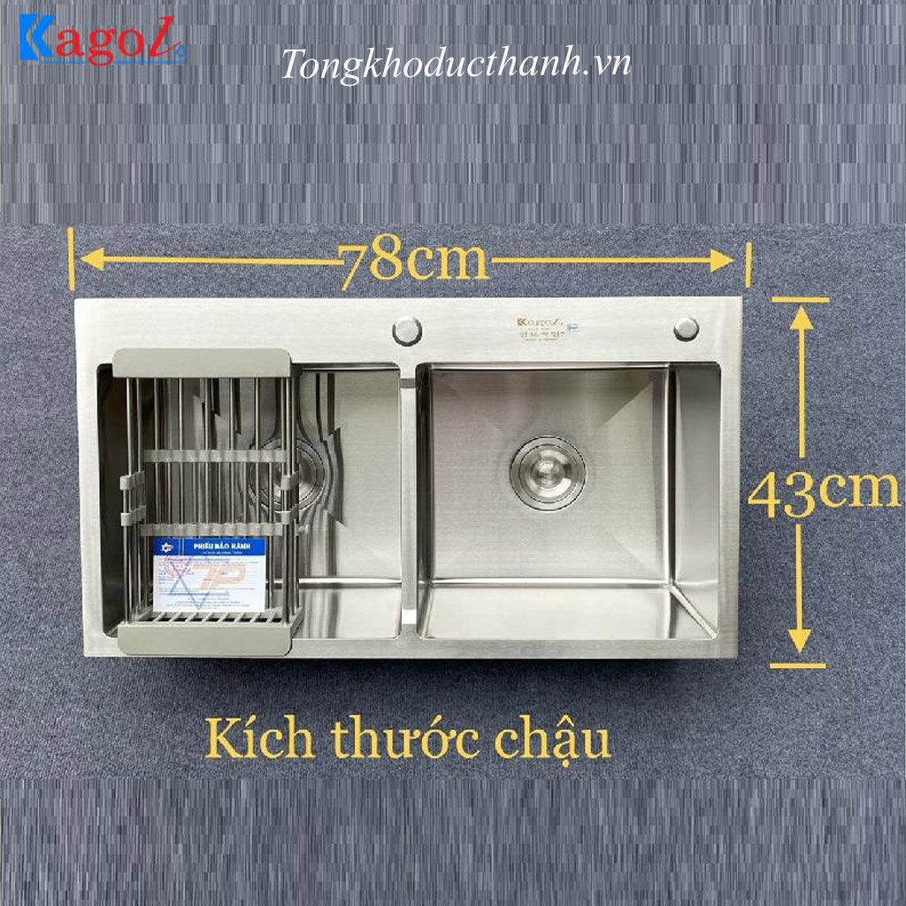 Chậu-rửa-bát-Kagol-K7843-hai-hố-cân Chậu-rửa-bát-Kagol-K7843-hai-hố-cân