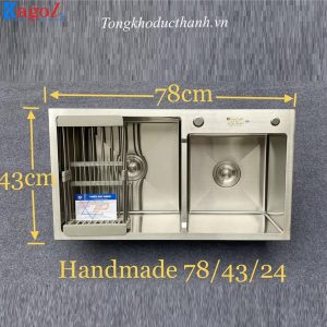 Chậu-rửa-bát-Kagol-K7843-hai-hố-lệch