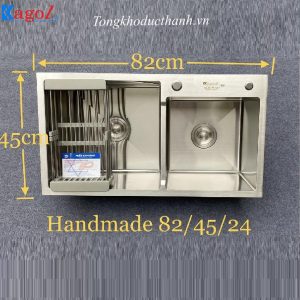 Chậu-rửa-bát-Kagol-K8245-hai-hố-lệch