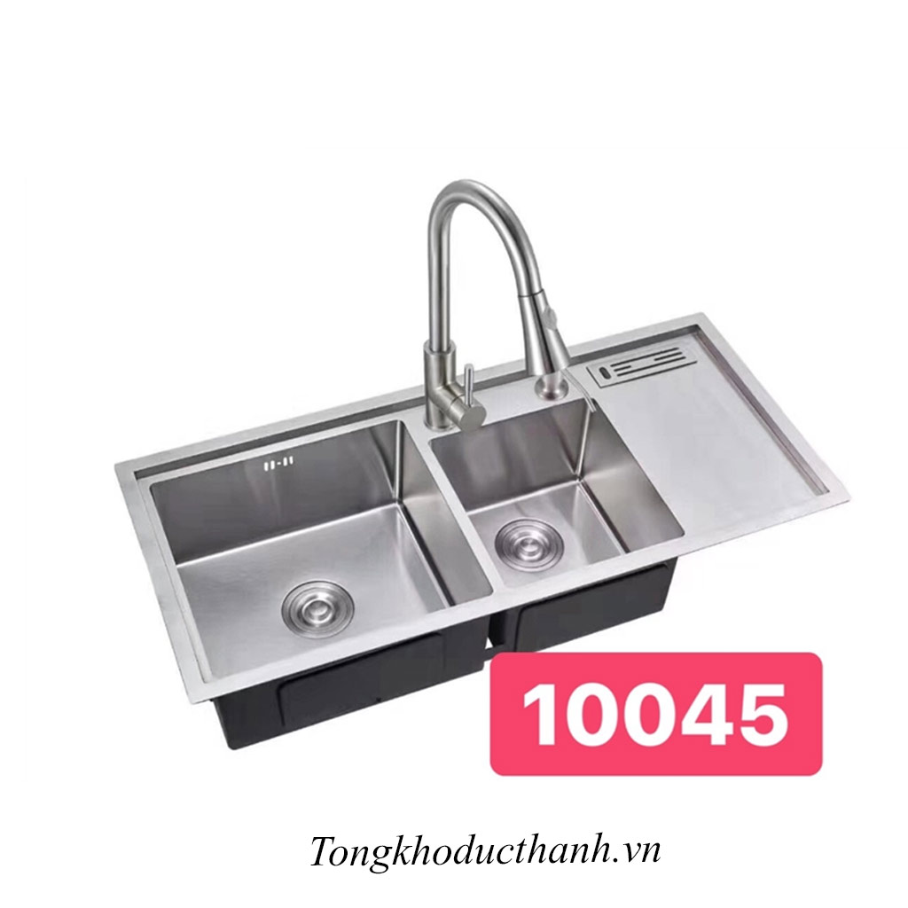 Chậu-rửa-inox-304-Kagol-K10045BT-304-có-bàn-chờ Chậu-rửa-inox-304-Kagol-K10045BT-304-có-bàn-chờ