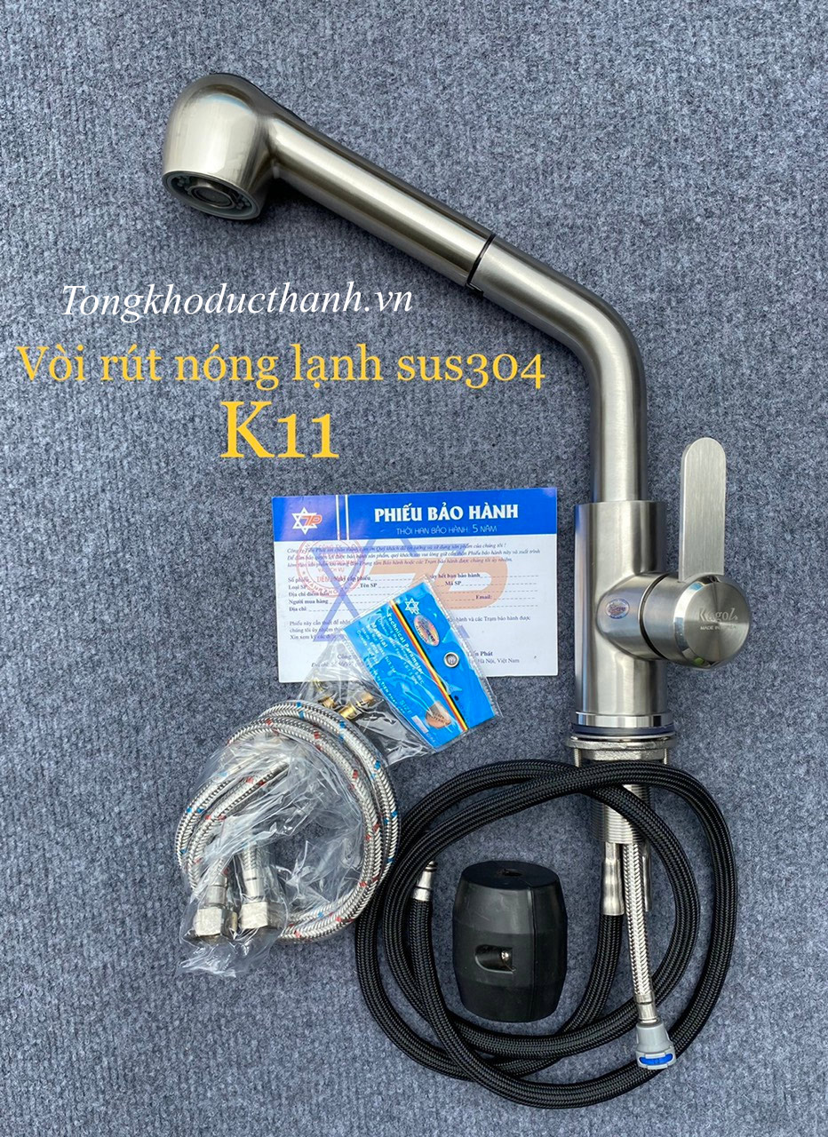 Vòi-rửa-bát-rút-Kagol-K11