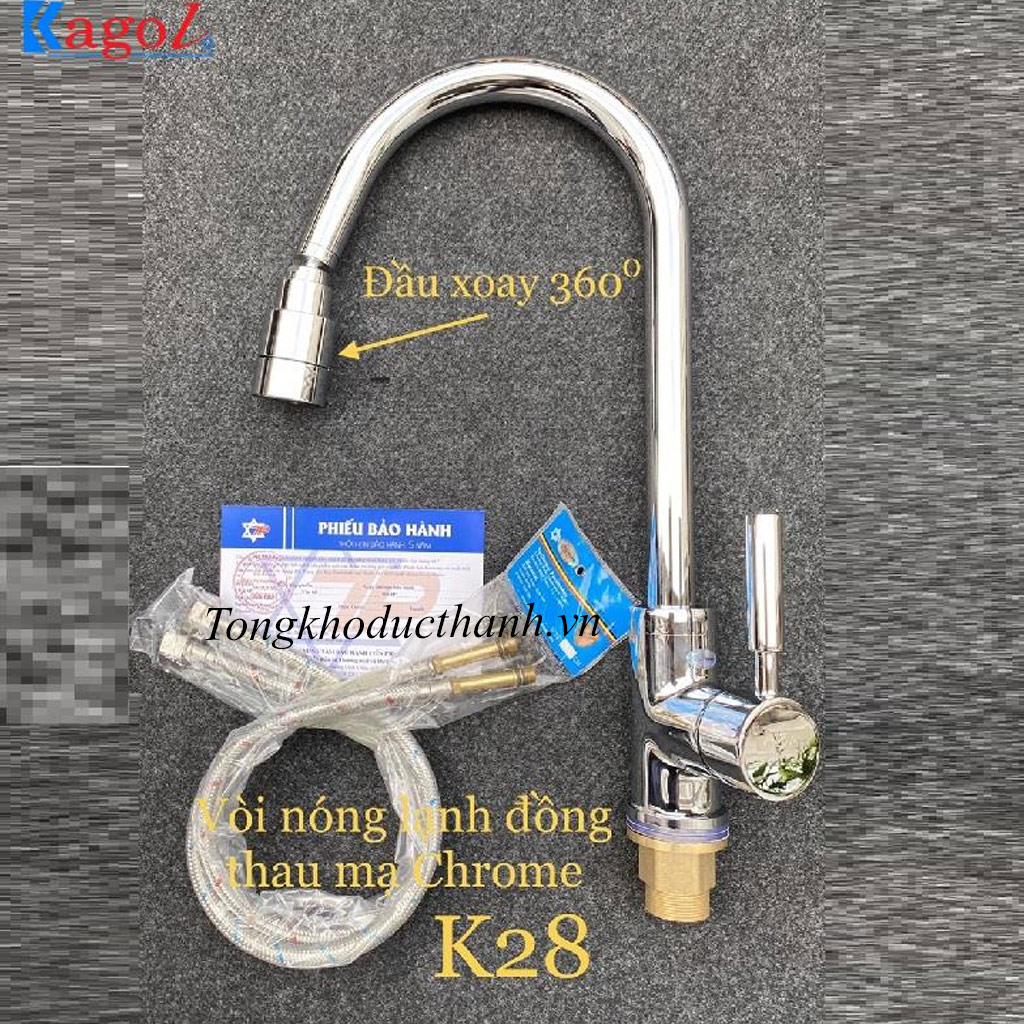 Vòi-rửa-bát-đầu-vòi-xoay-Kagol-K28 Vòi-rửa-bát-đầu-vòi-xoay-Kagol-K28