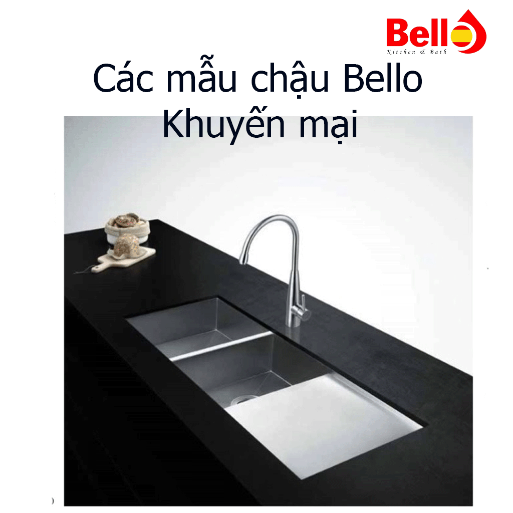 Bello Xem các mẫu chậu rửa bát Bello bán chạy - Ảnh 1