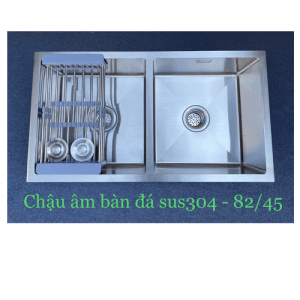 Chậu rửa bát Kagol KA8245 cân inox 304 âm toàn phần