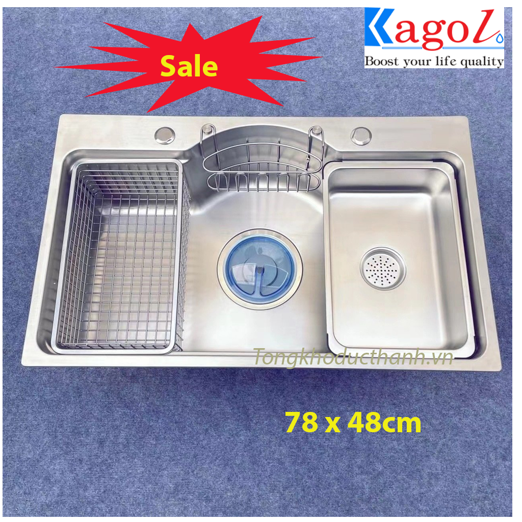 kagol-k7848 Chậu Kagol 1 hố 7848 - Ảnh 1