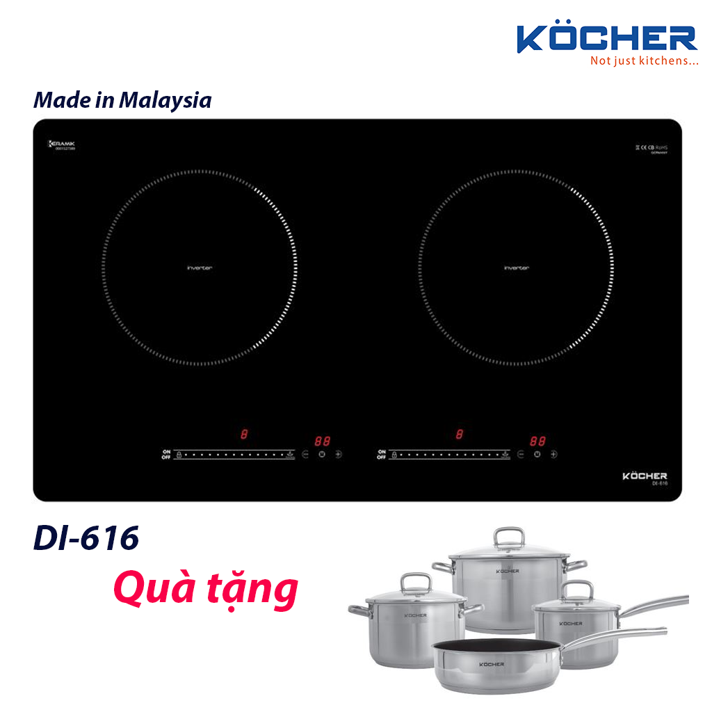 DI-616 BẾP TỪ kocher DI-616 ( Malaysia) - Ảnh 1