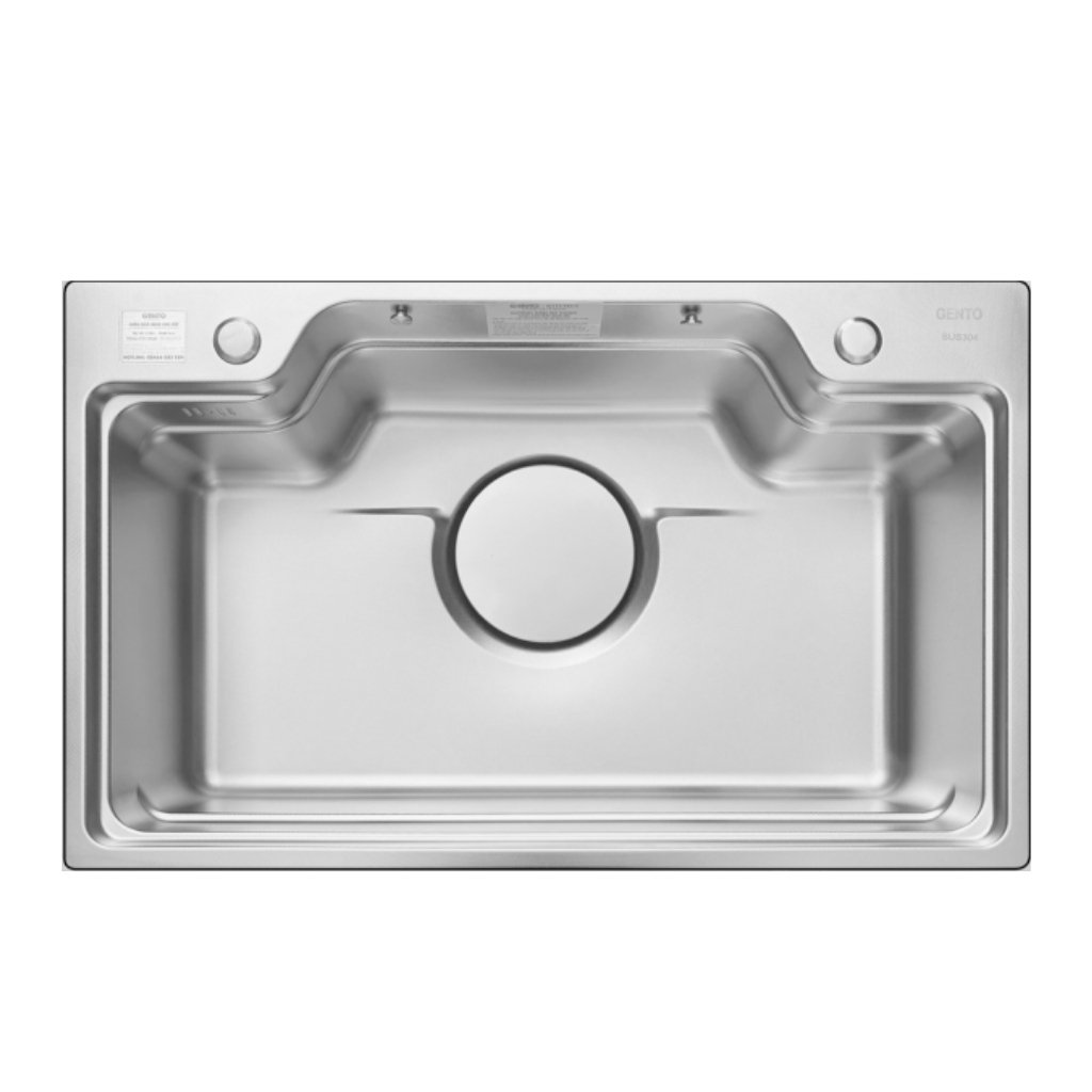 Chậu Rửa Bát Inox Chống Xước GENTO GT04 – 7848 Premium-01 Chậu Rửa Bát Inox Chống Xước GENTO: GT04 – 7848 Premium - Ảnh 1