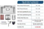 Chậu Rửa Bát Inox Chống Xước GENTO: GT04 – 7848 Premium - Ảnh 3