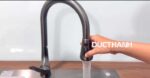 Bộ Combo Chậu Roslerer RL04-7843 nano lệch và Vòi Roslerer RL 866Greey - Ảnh 3