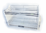 Combo PK-03C  phụ kiện tủ bếp Inox 304 cao cấp ( Giá bát nâng hạ, giá xoong nồi, giá dao thớt, thùng gạo) - Ảnh 5