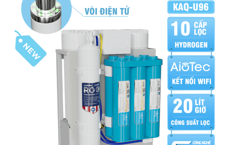 Máy lọc nước Karofi KAQ-U96 (10 lõi lọc)