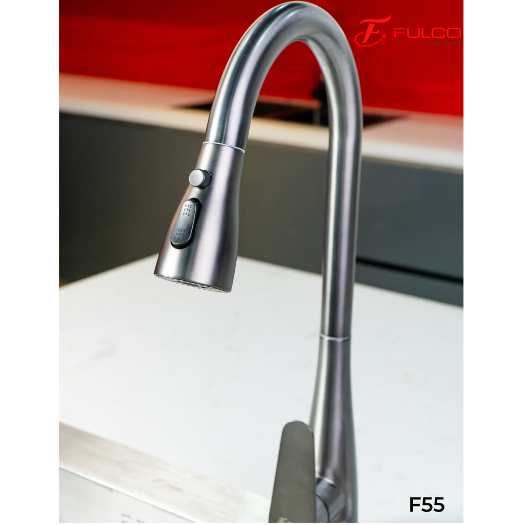 F55 Vòi rửa bát rút dây Fulco F55 - Ảnh 1