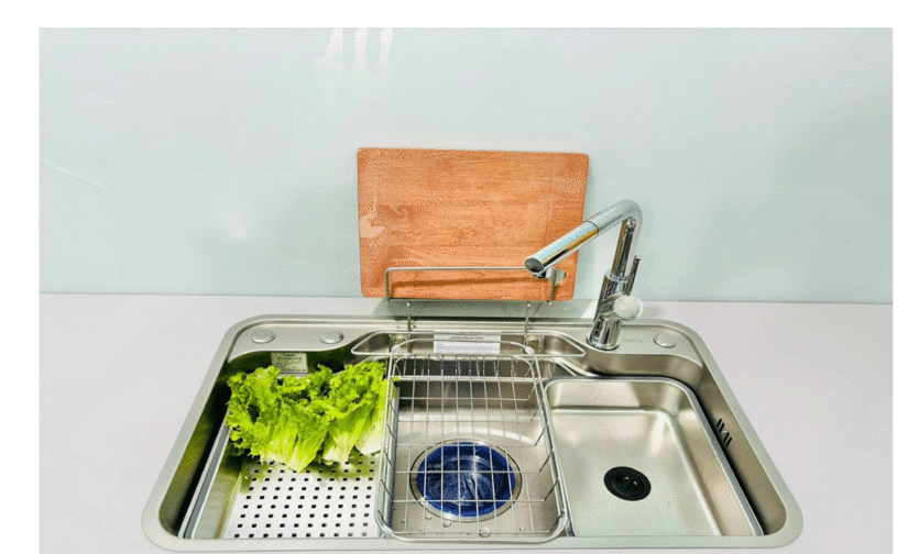 CHẬU RỬA BÁT GENTO GT04-7848 inox chống xước