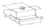 Máy hút mùi âm tủ Canzy CZ D700S ( cảm ứng vẫy tay lưới 5 lớp) - Ảnh 2