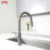 Vòi rửa bát konox dây rút Venice Gun Metal - Ảnh 2