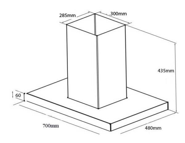 Máy hút mùi Canzy CZ T700Pro - Hình ảnh 2