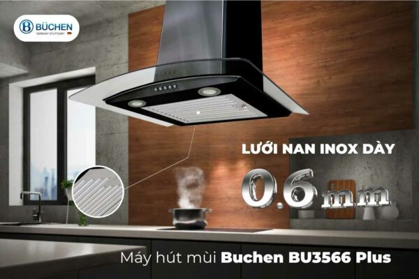 Máy hút mùi Buchen BU3566 Plus - Hình ảnh 3