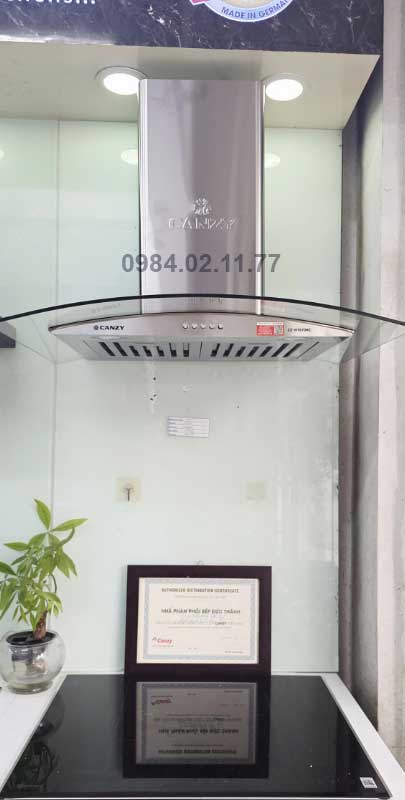 Máy hút mùi kính cong canzy CZ-H1570KC năm 2026 - ảnh 3
