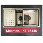 Chậu rửa bát Moomton M7644 SUS304 inox chống xước