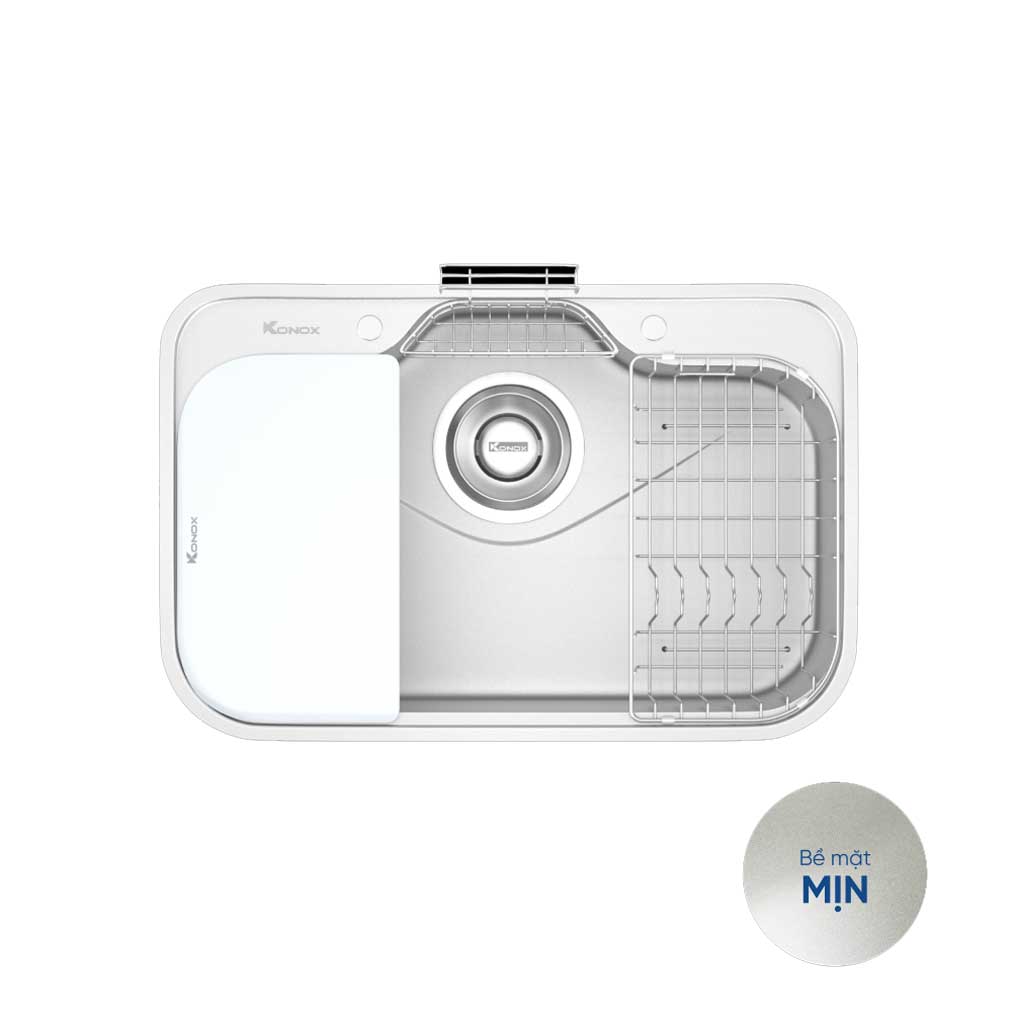 7851sm Chậu rửa bát Konox phong cách Nhật bề mặt mịn Tari 7851SM - Ảnh 1