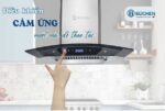 Máy hút mùi kính cong Buchen BU85HS Clean tự động làm sạch mô tơ - Ảnh 3