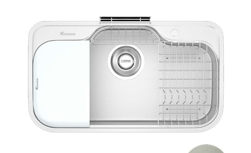 Chậu rửa bát Konox phong cách Nhật bề mặt mịn Tari 9051SM