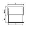 GIÁ ĐỂ XOONG NỒI ĐA NĂNG TỦ DƯỚI NHÔM PHỦ FLOUROCARBON BC N-70X / BC N-80X / BC N-90X - Ảnh 2
