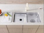 Chậu rửa bát Konox phong cách Nhật bề mặt mịn Tari 780SM - Ảnh 2