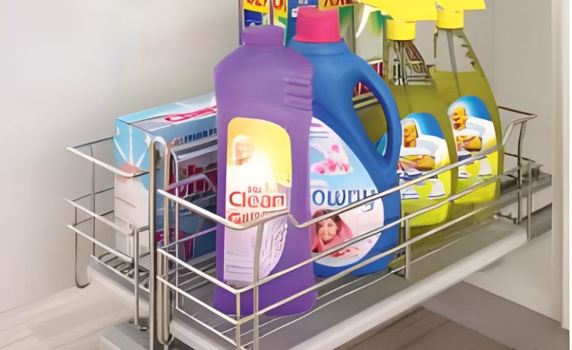 GIÁ ĐỂ CHAI LỌ DƯỚI CHẬU RỬA BLANC BC02CL