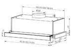 Hút mùi âm tủ Blanc BA 6002B/ BA 7002B - Ảnh 4