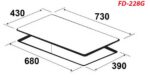 Bếp từ Fandi FD 228G - Ảnh 4