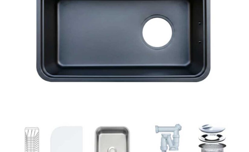 Chậu rửa bát 1 hố NOBINOX NOVA A284B