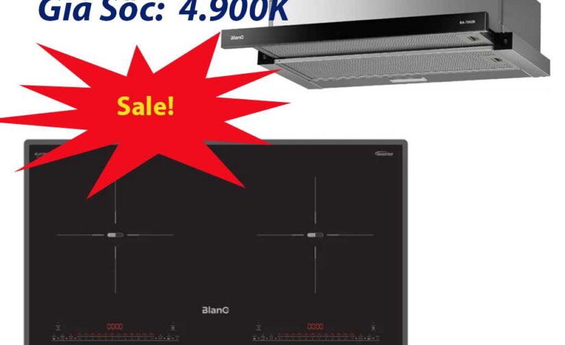 Combo Bếp từ, Hút mùi âm tủ Blanc bảo hành chính hãng 3 năm