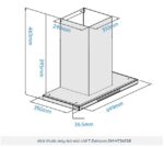 Máy hút mùi Zelmamn ZM-HT365SB tự động làm sạch mô tơ - Ảnh 2