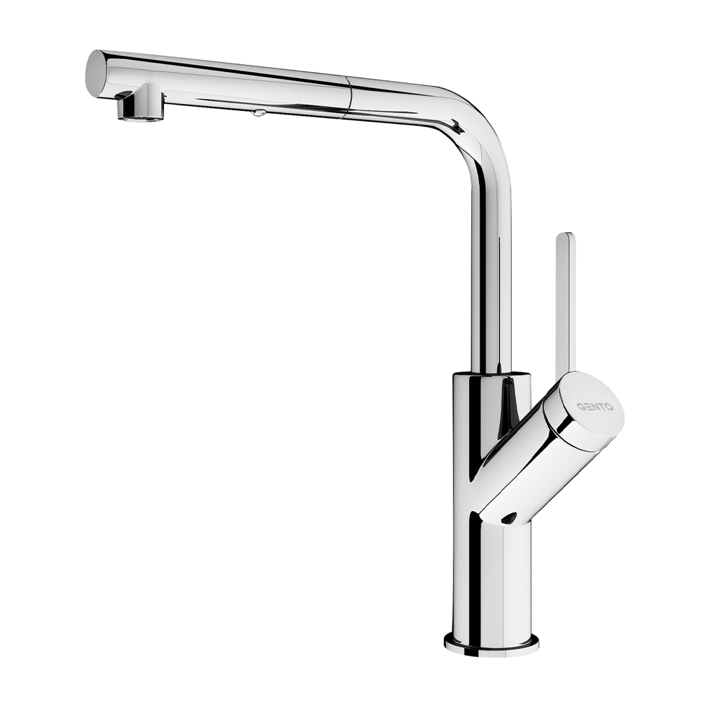 203-new Vòi rửa nóng lạnh dây rút Gento GT-203 New - Ảnh 1