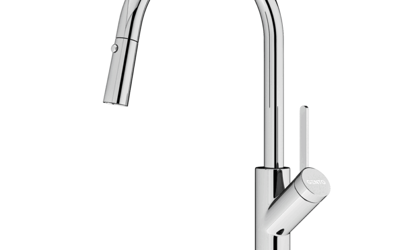 Vòi rửa nóng lạnh dây rút Gento GT-206 new