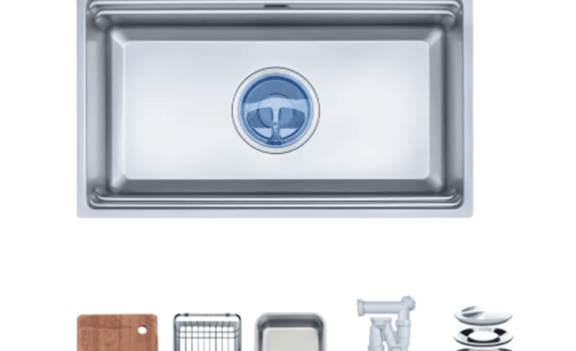 Chậu rửa bát 1 hố NOBINOX LIRA NJ562D