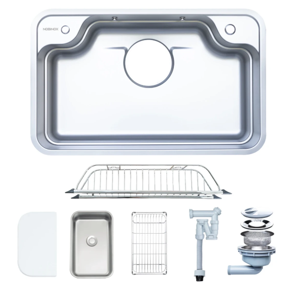 NOBINOX ARVO B180 1 Chậu rửa bát 1 hố NOBINOX ARVO B180 - Ảnh 1