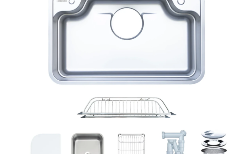 Chậu rửa bát 1 hố NOBINOX ARVO B275