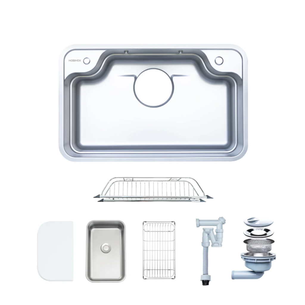 NOBINOX ARVO B275 1 Chậu rửa bát 1 hố NOBINOX ARVO B275 - Ảnh 1