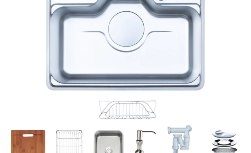 Chậu rửa bát 1 hố NOBINOX LIKEN NL724D