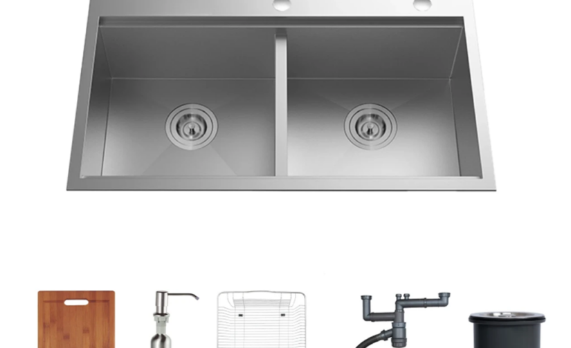 Chậu rửa bát 2 hố NOBINOX LIKEN NL785