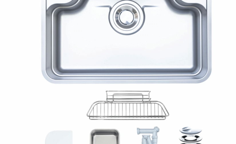 Chậu rửa bát 1 hố  NOBINOX LIRA NJ580D