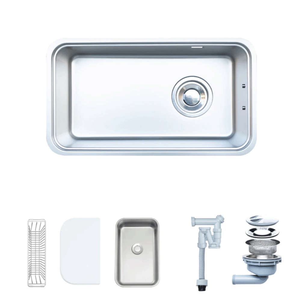NOBINOX-MONO-VA203M-1 Chậu rửa bát 1 hố NOBINOX MONO VA203M - Ảnh 1